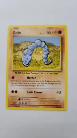 Pokemon - Onix Basic HP 100 Fighting #61/108 Pokemon 2016 Card .New Never Used - Image 1