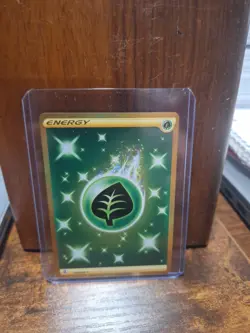 Pokemon TCG Grass Energy Holo Card - Image 1