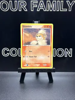 Pokemon Card Growlithe EX FireRed LeafGreen Common 64/112 Regular Near Mint - Image 1
