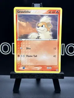 Pokemon Card Growlithe EX FireRed LeafGreen Common 64/112 Regular Near Mint - Image 2