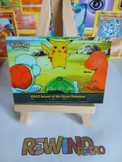 EP17 Island of the Giant Pokemon TV Animation Topps Card - Image 1