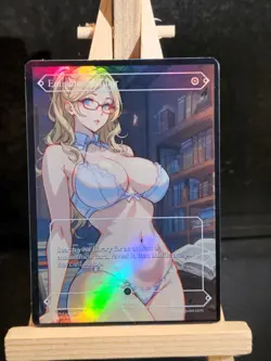 MTG Enlightened Tutor Fanart Borderless Style Card EDH Playtest Commander - Image 1