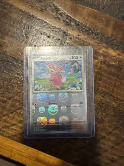 Pokemon TCG Audino 074/086 Master Ball Holo Japanese Card NM - Image 1