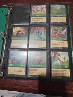 Lorcana Card Lot X 489 + Binders - Image 1