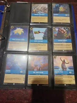 Lorcana Card Lot X 489 + Binders - Image 2