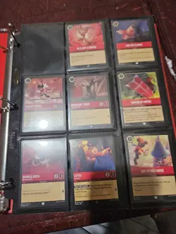 Lorcana Card Lot X 489 + Binders - Image 3