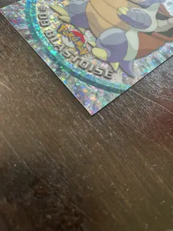 Topps Chrome Series 1 Blastoise #9 Holo Pokemon Card Sparkle Rare - Image 5