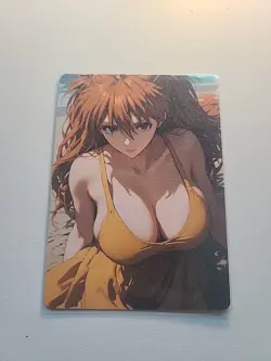 Souryuu Asuka Langley Evangelion Anime Waifu Card Doujin ACG Goddess Holo - Image 1
