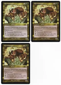 Spiritmonger x3 3x 2001 Apocalypse Multi-Color Rare Creature MTG SP - NM AZ1 - Image 1
