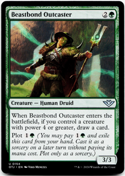 Beastbond Outcaster [Outlaws of Thunder Junction] MTG Magic NM/M 🌳 - Image 3