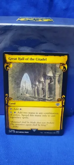 GREAT HALL OF THE CITADEL MTG Lord of The Rings Showcase Scroll - Image 1
