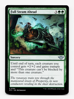 Full Steam Ahead [Outlaws of Thunder Junction] MTG Magic NM/M 🌳 - Image 1