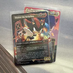 Sonic the Hedgehog/Shadow FOIL Borderless 2087 Secret Lair Drop SLD MTG Mythic - Image 2