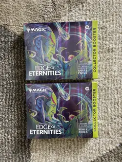 Lot Of 2 MTG Magic The Gathering Edge Of Eternities Collector Booster Pack NEW - Image 1