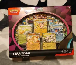 Pokemon TCG Tera Team Premium Collection Sealed - Image 1