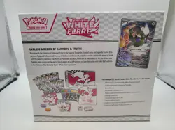 SEALED Pokemon TCG Scarlet and Violet White Flare Elite Trainer Box ETB - Image 2