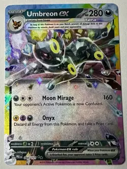 Pokemon Umbreon ex 060/131 Sv: Prismatic Evolutions Stage 1 Double Rare Holo - Image 1