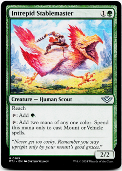 Intrepid Stablemaster [Outlaws of Thunder Junction] MTG Magic NM/M 🌳 - Image 3