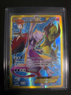 Pokemon TCG Mewtwo-EX Breakthrough 163/162 Holo Secret Rare - Image 1