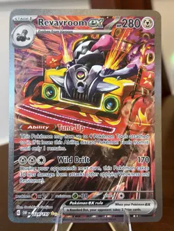 Revavroom ex Special Illustration Rare Pokemon SV03: Obsidian Flames 224/197 NM - Image 1