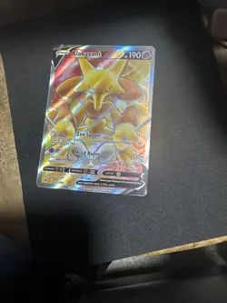 Pokemon Alakazam v TCG Full Art Ultra Rare Holo Card Vivid Voltage 172/185 - Image 1