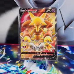 Alakazam V 172/185 Vivid Voltage Sword & Shield Full Art Ultra Rare Pokemon TCG - Image 1