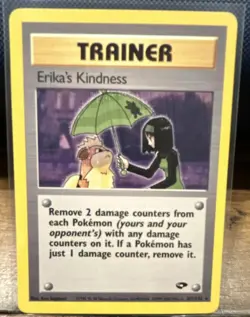 Pokemon Erika's Kindness Gym Challenge Rare Trainer 103/132 Regular English - Image 1