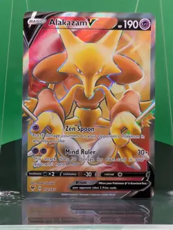 Alakazam V 172/185 Sword & Shield Vivid Voltage Set Holo 2020 English Pokemon - Image 1