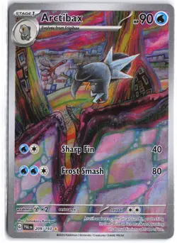Arctibax 209/193 Illustration Rare Paldea Evolved Pokemon NM - Image 1