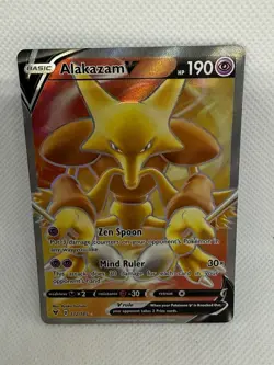 Pokemon Alakazam V 172/185 Full Art Ultra Rare Vivid Voltage NM - Image 2