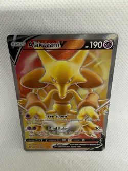 Pokemon Alakazam V 172/185 Full Art Ultra Rare Vivid Voltage NM - Image 3