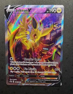 The Pokemon Company Jolteon V Holo Full Art Promo SWSH183 English 190 HP - Image 1