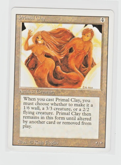 Magic the Gathering ~ MTG ~ 1x Primal Clay ~ Revised Edition ~ LP - Image 1