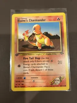 Blaine’s Charmander 1st Edition 60/132 - Gym Challenge Pokemon - Image 3