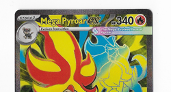 Mega Pyroar ex 99/86 Full Art Double Ultra Rare Pokemon Chaos Rising ME04 - Image 3