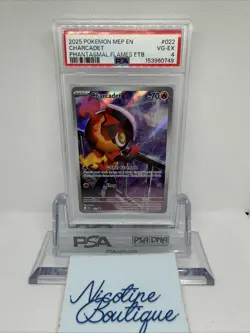 2025 Pokemon MEP Black Star Promo 22 Charcadet PSA 4 - Image 1