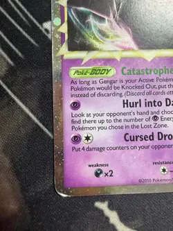 Pokemon Gengar Prime 94/102 Triumphant Holo Ultra Rare HP - Image 5