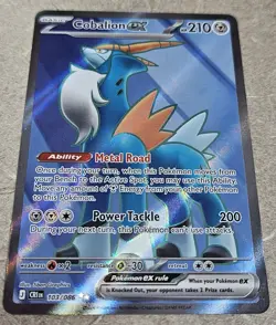 Pokemon TCG Cobalion ex 103/86 Full Art Double Ultra Rare Pokemon Chaos Rising - Image 1