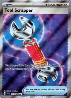 Tool Scrapper 115/086 Ultra Rare Chaos Rising Pokemon Near Mint - Image 1