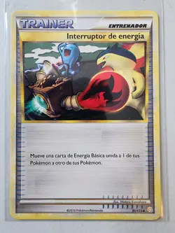 2010 HeartGold & SoulSilver Energy Switch Spanish #91 Typhlosion Wobbuffet - Image 1