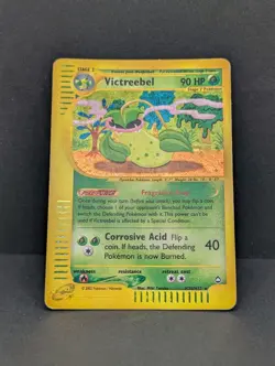 Victreebel Pokemon TCG Aquapolis Holo Rare Nintendo e-reader MP+ - Image 3