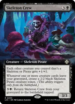 Skeleton Crew (Extended Art) - Near Mint MTG - Image 1