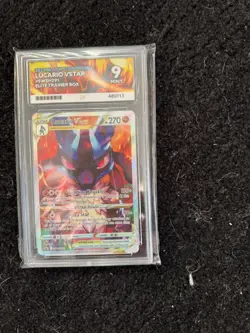 Pokemon TCG Lucario VSTAR SWSH291 Black Star Promo 2023 ACE 9 (MINT) - Image 3
