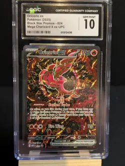 💎CGC 10💎 Pokemon TCG Oricorio ex 024 Black Star Promo Holo English 2025 - Image 1