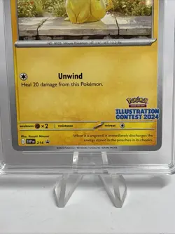 Pokemon Pikachu 214 Scarlet & Violet Illustration Contest Black Star Promo TAG 9 - Image 4