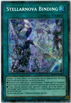 YuGiOh Stellarnova Binding Starlight Rare 1st Edition BLGG-EN020 English - Image 1
