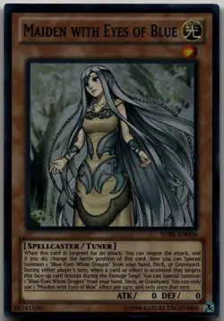 Maiden with Eyes of Blue Super Rare Structure Deck: Saga of Blue-Eyes White Drag - Image 1