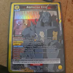 Union Arena TCG Alphonse Elric (SR) UE09BT/FMA-1-004 Fullmetal Alchemist - Image 1