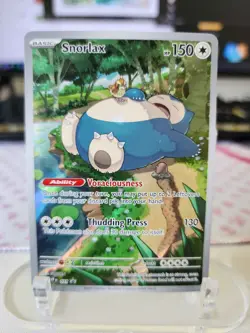 Snorlax 051 Sv: Scarlet & Violet Black Star Promo Cards Holo NM Condition - Image 3