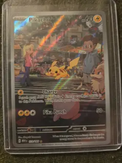 Pikachu Holo Card 173/165 Scarlet & Violet 151 Series - Image 1